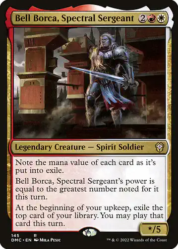 Bell Borca, Spectral Sergeant - dmc Spoiler