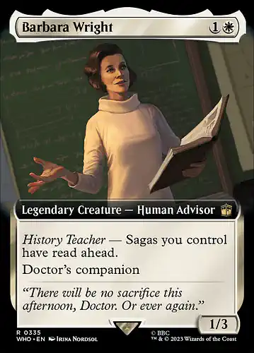 Barbara Wright - who Spoiler