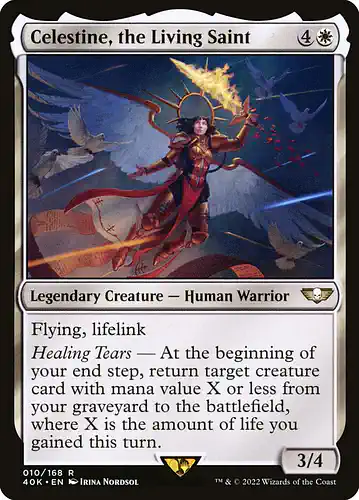Celestine, the Living Saint - 40k Spoiler