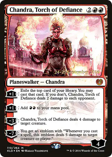 Chandra, Torch of Defiance - kld Spoiler