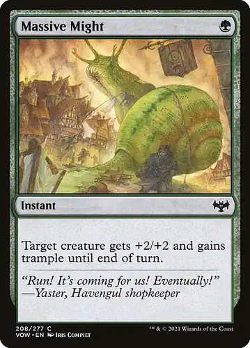 Massive Might - vow Spoiler