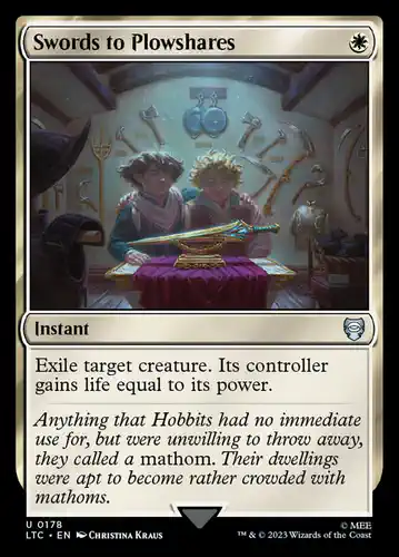 Swords to Plowshares - ltc Spoiler