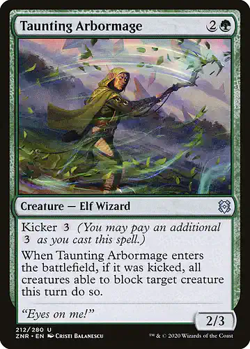Taunting Arbormage - znr Spoiler