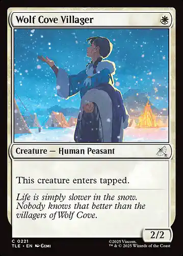 Wolf Cove Villager - tle Spoiler