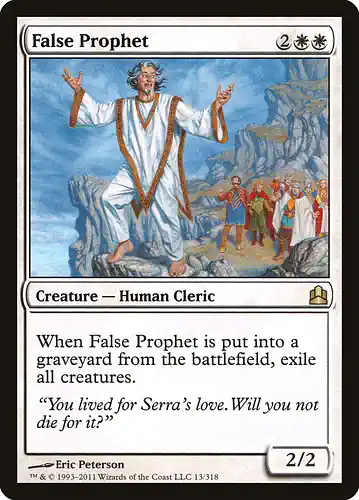 False Prophet - cmd Spoiler