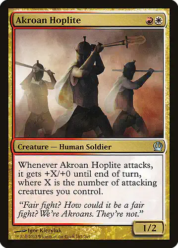 Akroan Hoplite - ths Spoiler