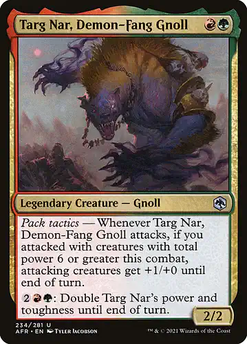 Targ Nar, Demon-Fang Gnoll - afr Spoiler