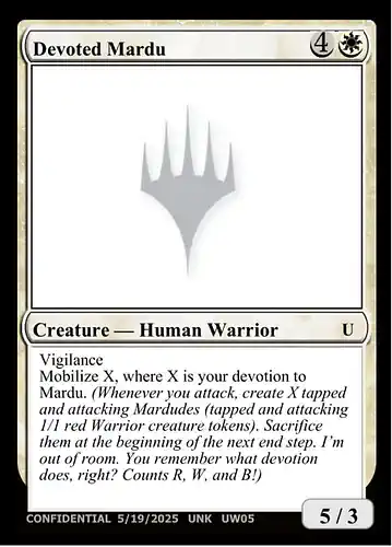 Devoted Mardu - unk Spoiler