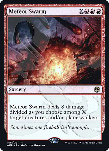 Meteor Swarm - afr Spoiler