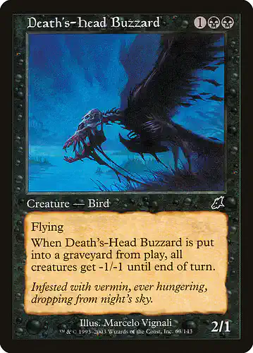 Death's-Head Buzzard - scg Spoiler