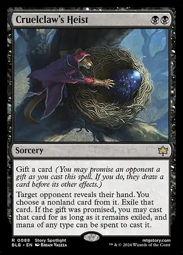 Cruelclaw's Heist - blb Spoiler