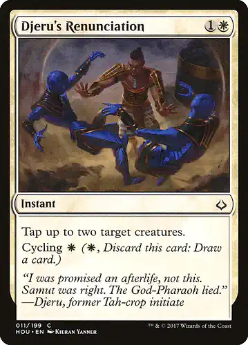 Djeru's Renunciation - hou Spoiler