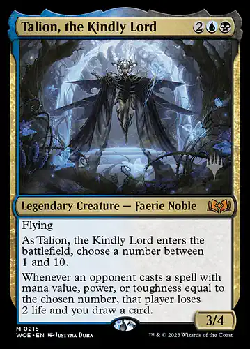 Talion, the Kindly Lord - woe Spoiler