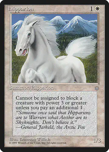 Hipparion - ice Spoiler