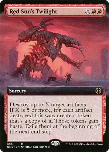 Red Sun's Twilight - one Spoiler