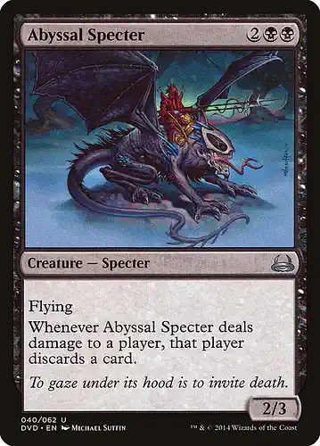Abyssal Specter - dvd Spoiler
