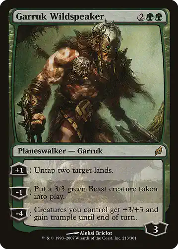 Garruk Wildspeaker - lrw Spoiler