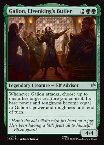 Galion, Elvenking's Butler - hob Spoiler