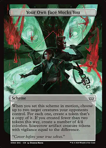 Your Own Face Mocks You - dsc Spoiler