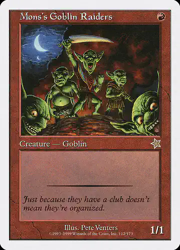 Mons's Goblin Raiders - s99 Spoiler