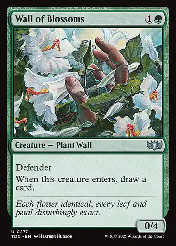 Wall of Blossoms - tdc Spoiler