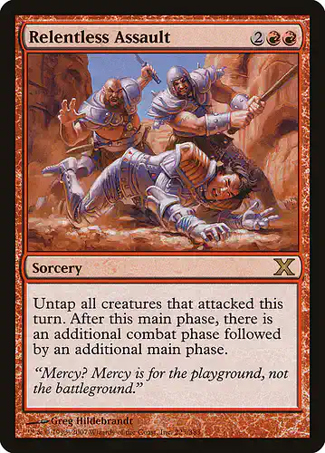 Relentless Assault - 10e Spoiler