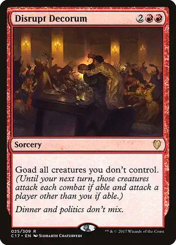 Disrupt Decorum - c17 Spoiler