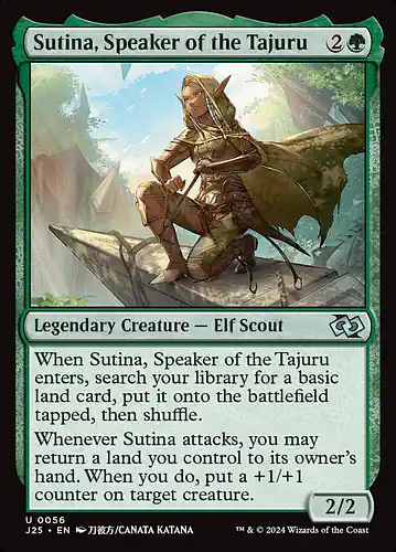 Sutina, Speaker of the Tajuru - j25 Spoiler