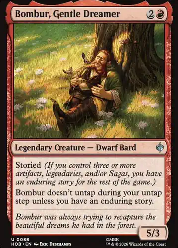 Bombur, Gentle Dreamer - hob Spoiler