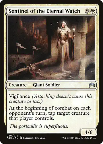 Sentinel of the Eternal Watch - ori Spoiler