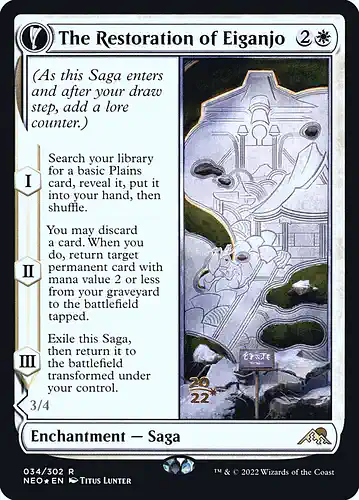 The Restoration of Eiganjo - neo Spoiler