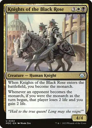 Knights of the Black Rose - moc Spoiler