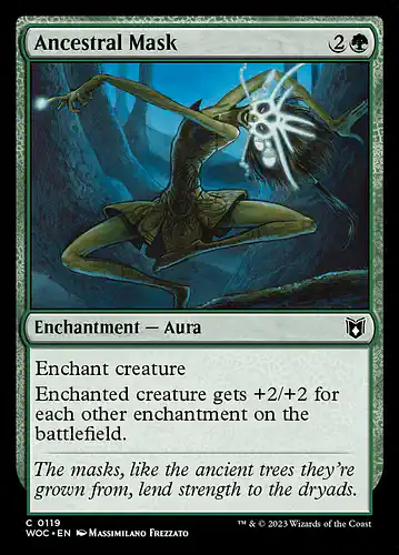 Ancestral Mask - woc Spoiler