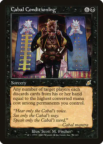 Cabal Conditioning - scg Spoiler