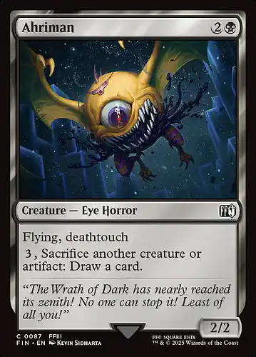 Ahriman - fin Spoiler