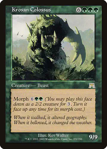 Krosan Colossus - ons Spoiler