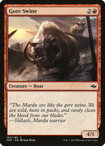 Gore Swine - frf Spoiler