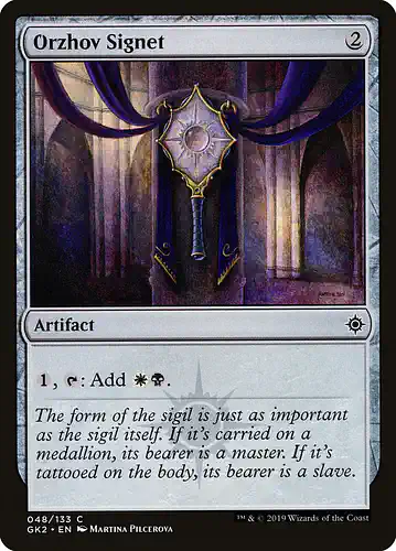 Orzhov Signet - gk2 Spoiler
