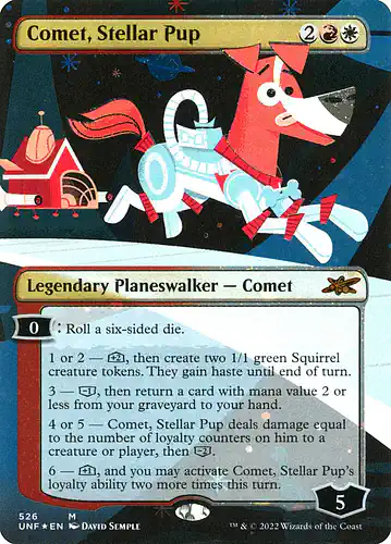Comet, Stellar Pup - unf Spoiler