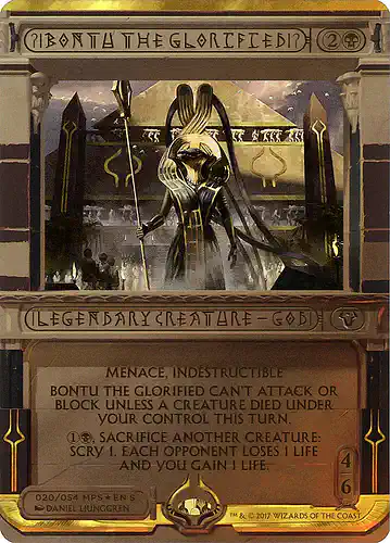 Bontu the Glorified - mp2 Spoiler