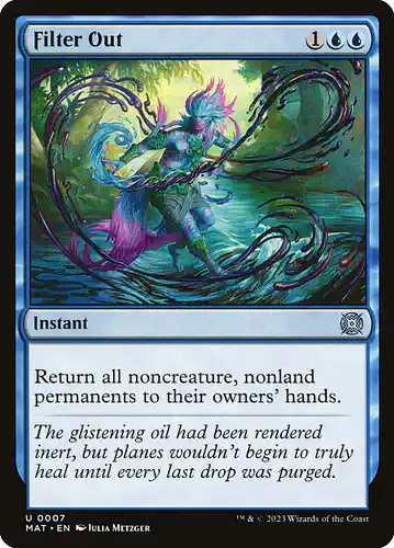 Filter Out - mat Spoiler