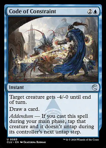 Code of Constraint - clu Spoiler