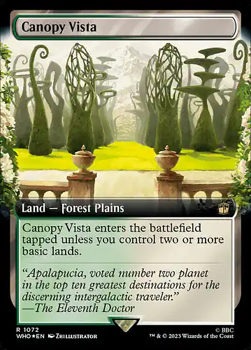 Canopy Vista - who Spoiler