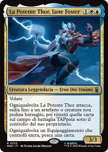 The Mighty Thor, Jane Foster - msh Spoiler