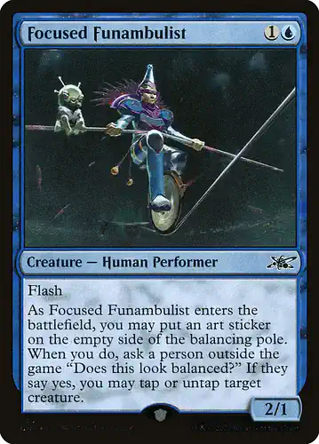 Focused Funambulist - unf Spoiler