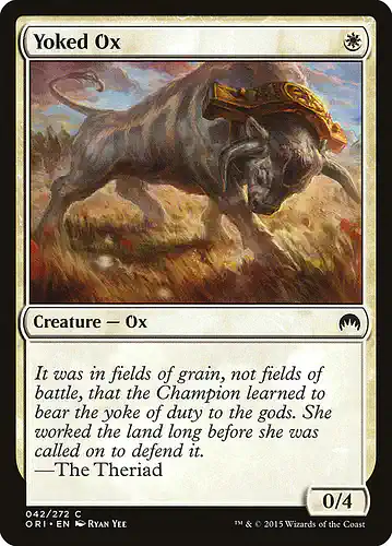 Yoked Ox - ori Spoiler