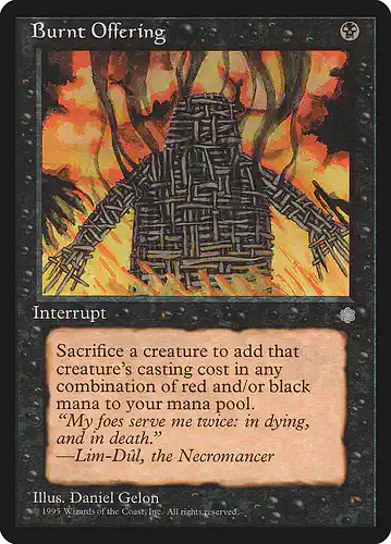 Burnt Offering - ice Spoiler