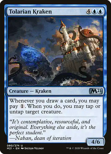Tolarian Kraken - m21 Spoiler