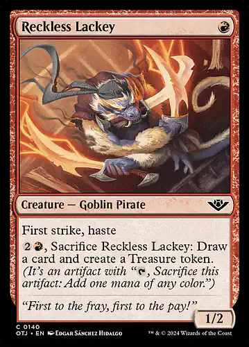 Reckless Lackey - otj Spoiler