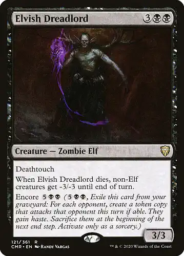 Elvish Dreadlord - cmr Spoiler